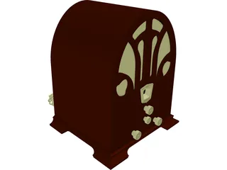 Antique Radio 3D Model