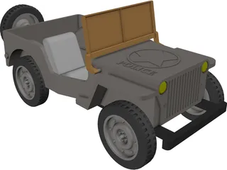 Jeep Wrangler 3D Model