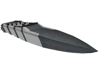 Speed Boat 3D Model