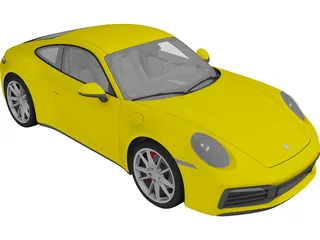 Porsche 911 Carrera S (2020) 3D Model