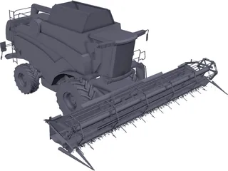 New Holland CX with Cutting JH 3D Model