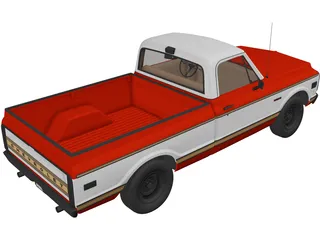 Chevrolet Silverado SS (2002) 3D Model