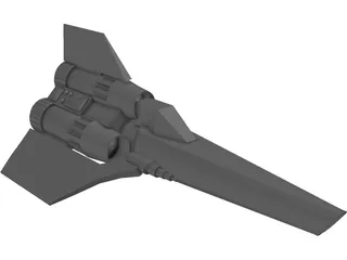 Colonial Viper 3D Model