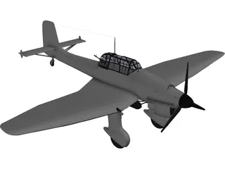 Junkers Ju 87 3D Model