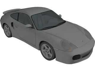 Porsche 911 Turbo (2001) 3D Model