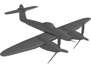 Westland Whirlwind 3D Model