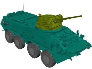 BTR-3E1 3D Model