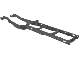 Ford F-550 Pickup Frame (2017) 3D Model