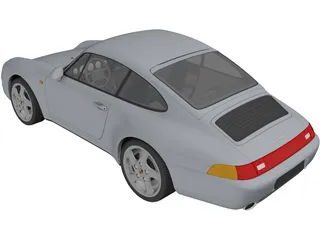 Porsche 911 Carrera (1994) 3D Model