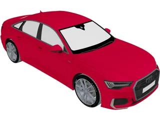 Audi A6 (2019) 3D Model