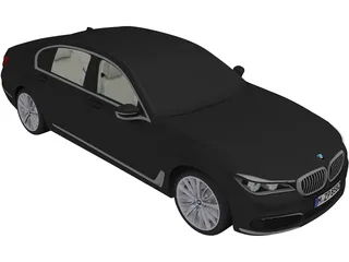 BMW 7-Series (2016) 3D Model