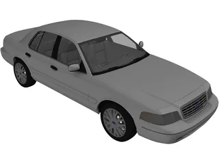 Ford Crown Victoria (2005) 3D Model
