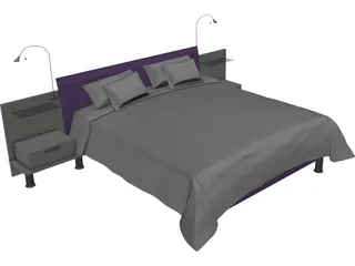Bed 3D Model