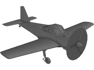 Percival P.56 Provost 3D Model