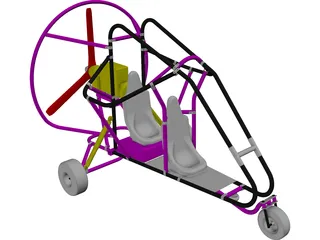 Powered Parachute 3D Model