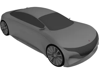 Mercedes-Benz Vision EQS (2019) 3D Model