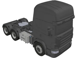 Scania 6x4 3D Model