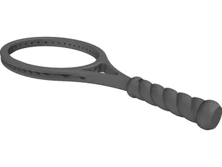 Tennis Racquet 3D Model