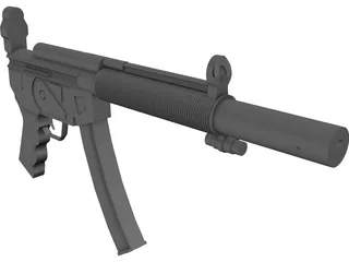 Heckler&Koch MP5SD 3D Model