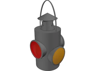 Railroad Lantern 3D Model