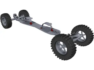 Mountainboard 3D Model