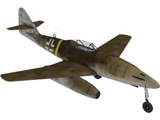 Messerschmitt ME-262 3D Model