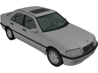 Mercedes-Benz C220 (1998) 3D Model