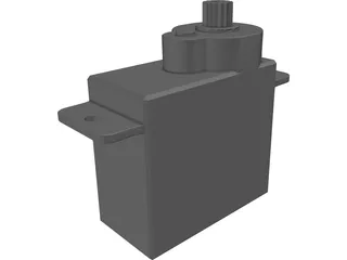 RC HS-55 Servo 3D Model