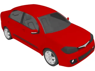 Proton Saga FLX (2003) 3D Model