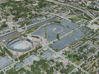 Atlanta City, GA, USA (2020) 3D Model