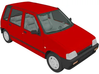 Daewoo Tico (1993) 3D Model