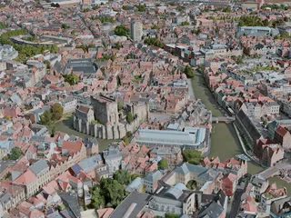 Ghent City, Belgium (2020) 3D Model