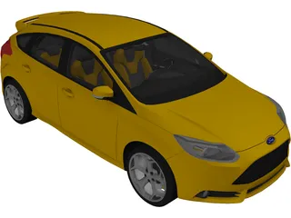 Ford Focus ST (2012) 3D Model