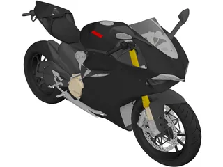 Ducati 1199 Panagale (2012) 3D Model