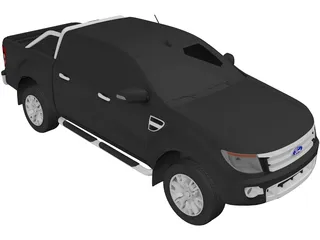 Ford Ranger (2012) 3D Model