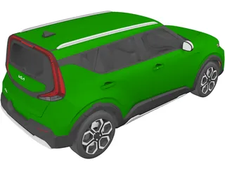 Kia Soul EX (2020) 3D Model