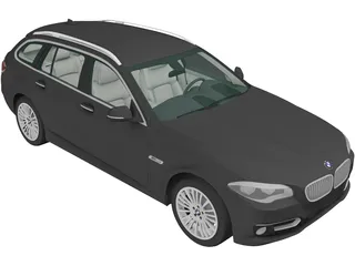 BMW 5-Series Touring [F11] (2014) 3D Model