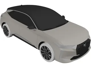 Citroen DS4 (2021) 3D Model