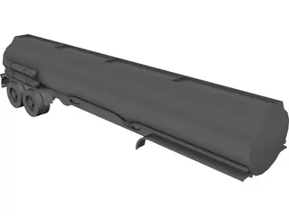 Trailer Tanker 3D Model