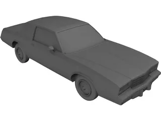 Chevrolet Monte Carlo (1983) 3D Model