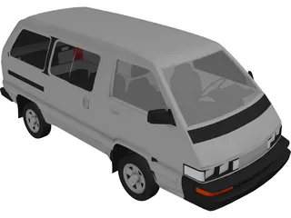 Toyota Van (1987) 3D Model