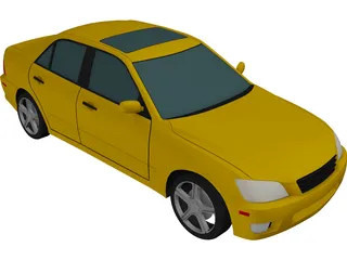 Lexus IS300 (2001) 3D Model