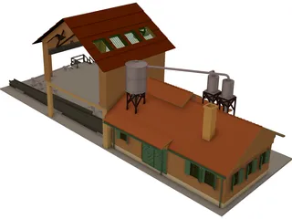 Sawmill 3D Model