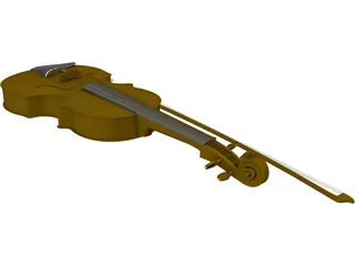 Violin 3D Model