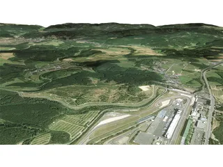 Nurburgring Racing Track 3D Model