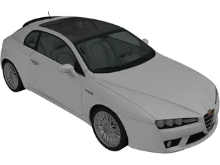 Alfa Romeo Brera (2011) 3D Model