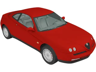 Alfa Romeo GTV (1995) 3D Model