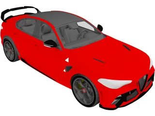 Alfa Romeo Giulia GTA (2021) 3D Model