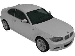 BMW 135i Coupe (2007) 3D Model