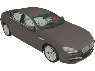 BMW 6-Series Gran Coupe [F06] (2012) 3D Model